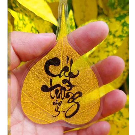 Lá Bồ Đề Vàng Ốp ĐT- Cát Tường